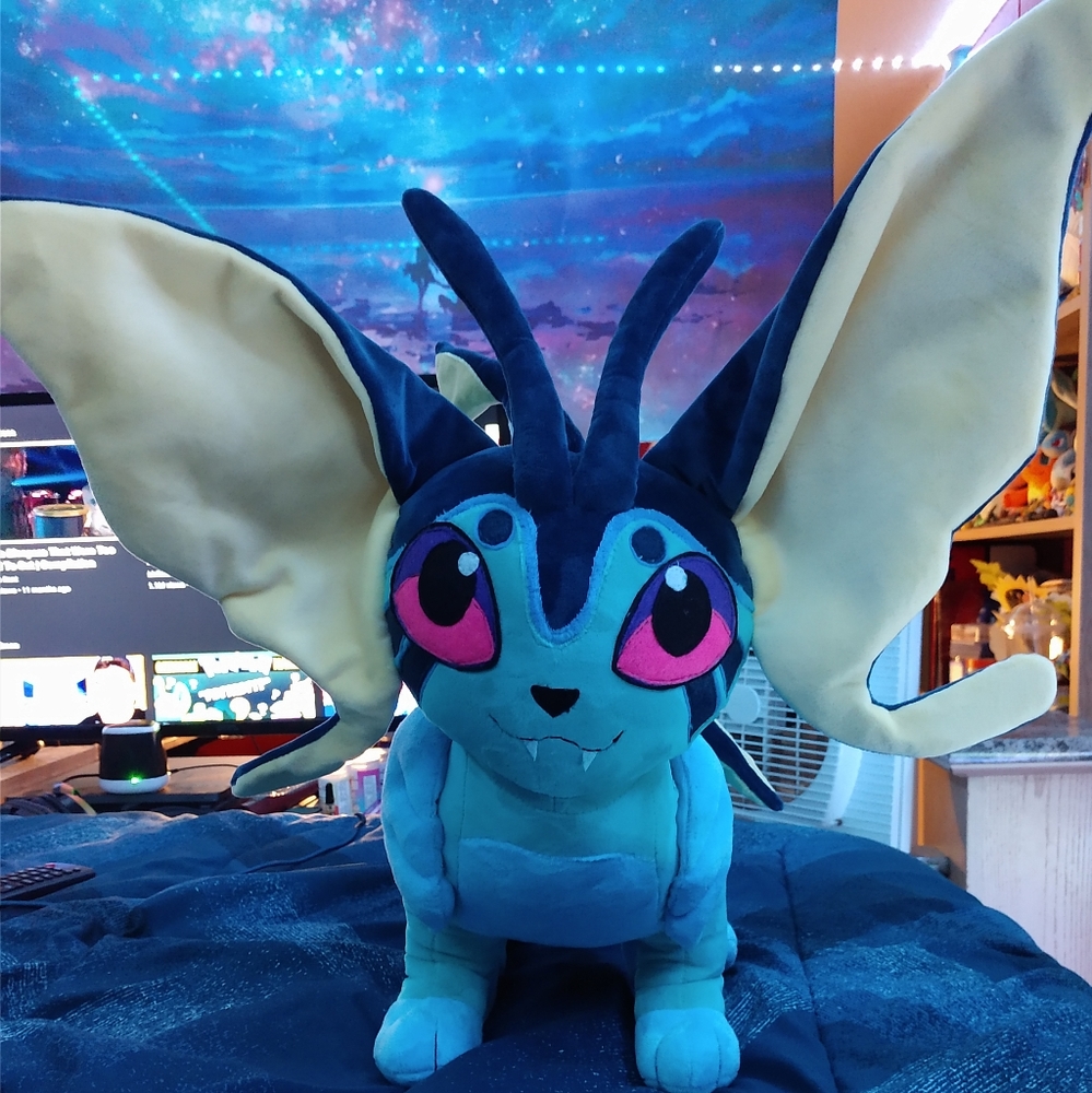 Custom Rainforest Vaporeon Plush
